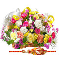 Flowers to Chennai : Send Rakhi Flowers to Chennai