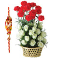 Flowers to Chennai : Send Rakhi Flowers to Chennai