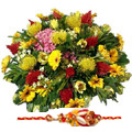 Send Rakhi Flowers to Chennai